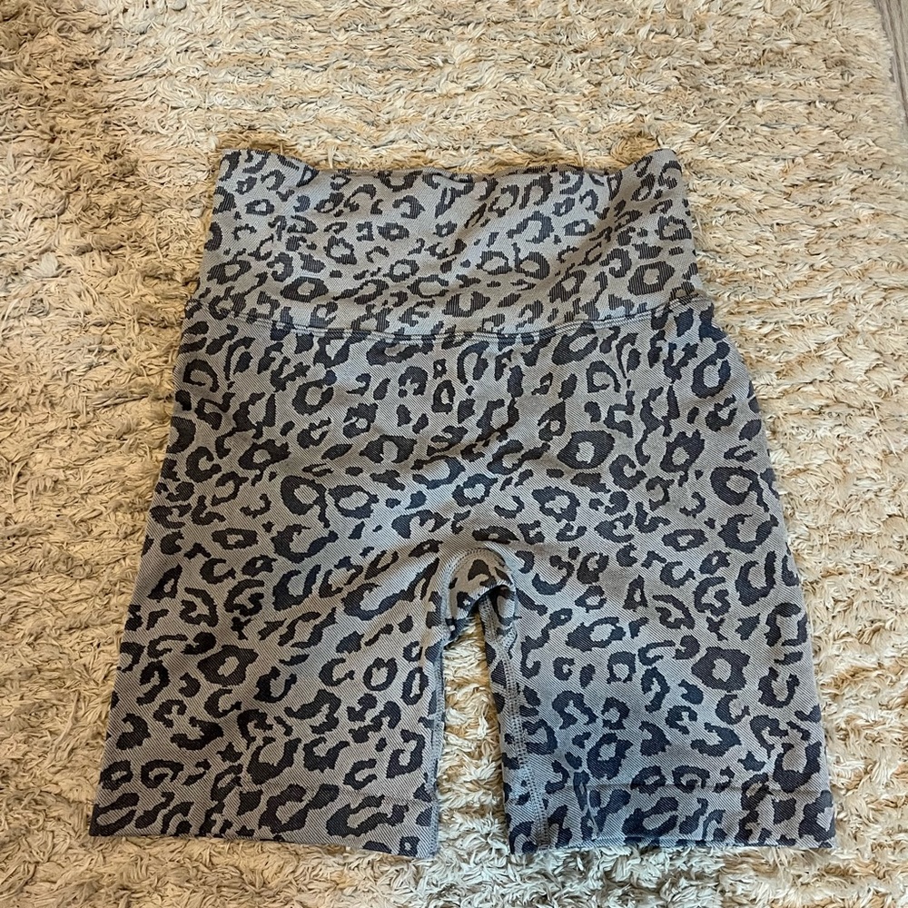 cheetah workout shorts